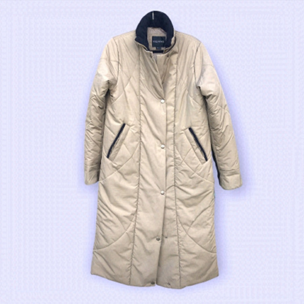 SEQUENCE Quilted Long Coat Size S-M
